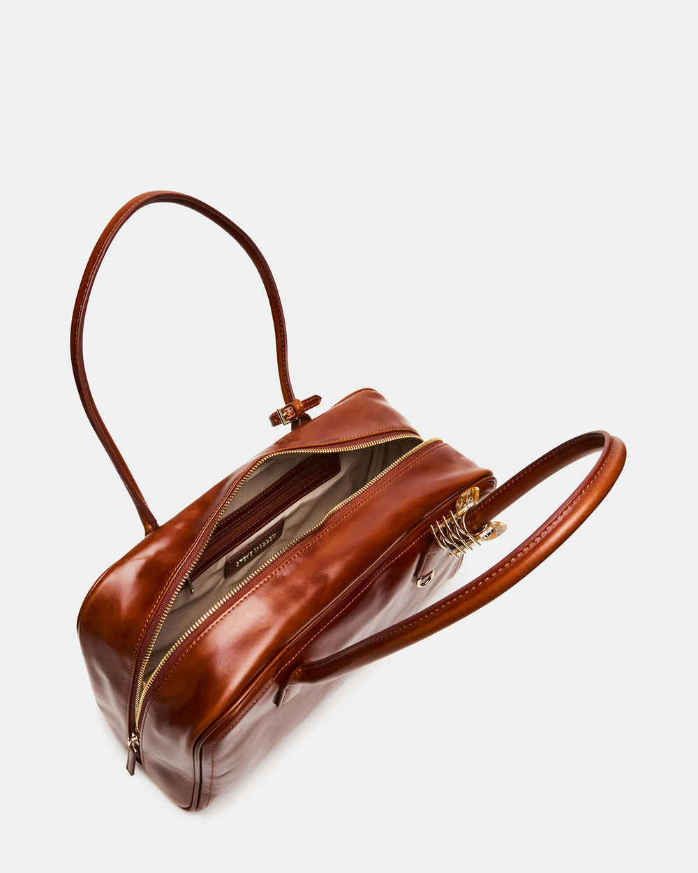 CANDICE Bag Rust Shoulder Strap Box Satchel Handbag