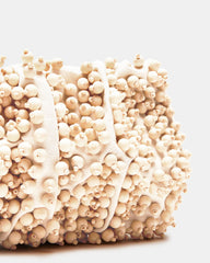 TIKI Natural Women's Beaded Clutch