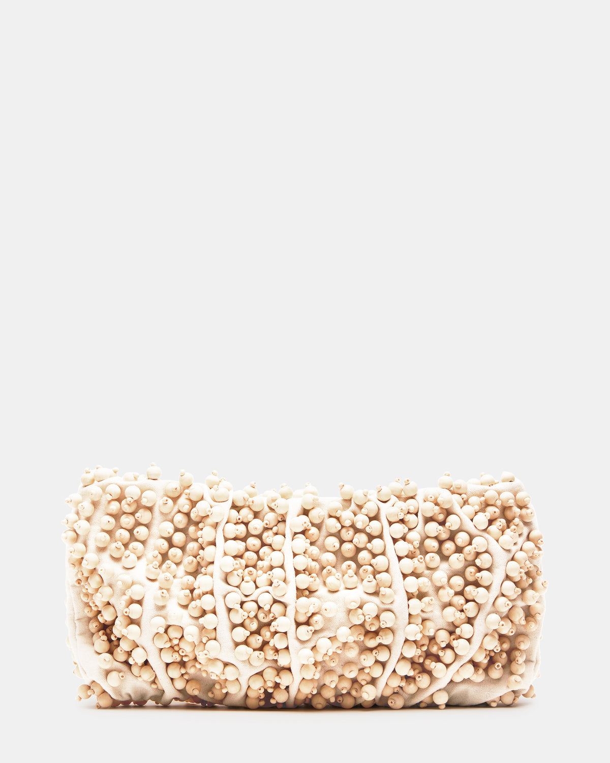 TIKI Natural Women's Beaded Clutch