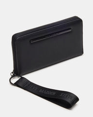 ZIP Wallet Black Zipper Cloure Wristlet Wallet