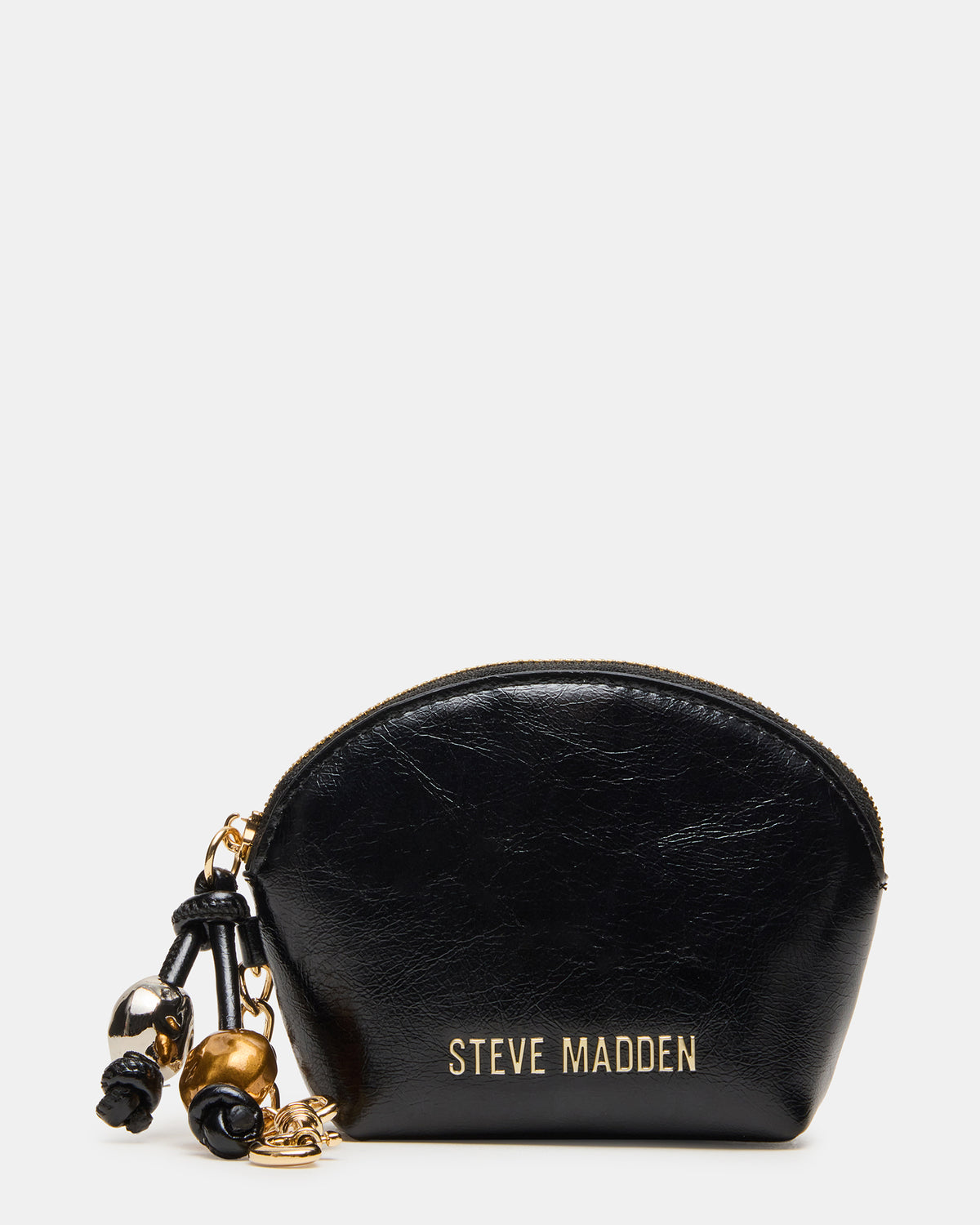 CASSIDI Wallet Black Dome-Shaped Card Holder