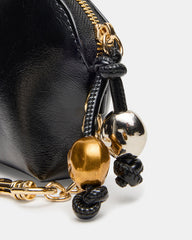 CASSIDI Wallet Black Dome-Shaped Card Holder
