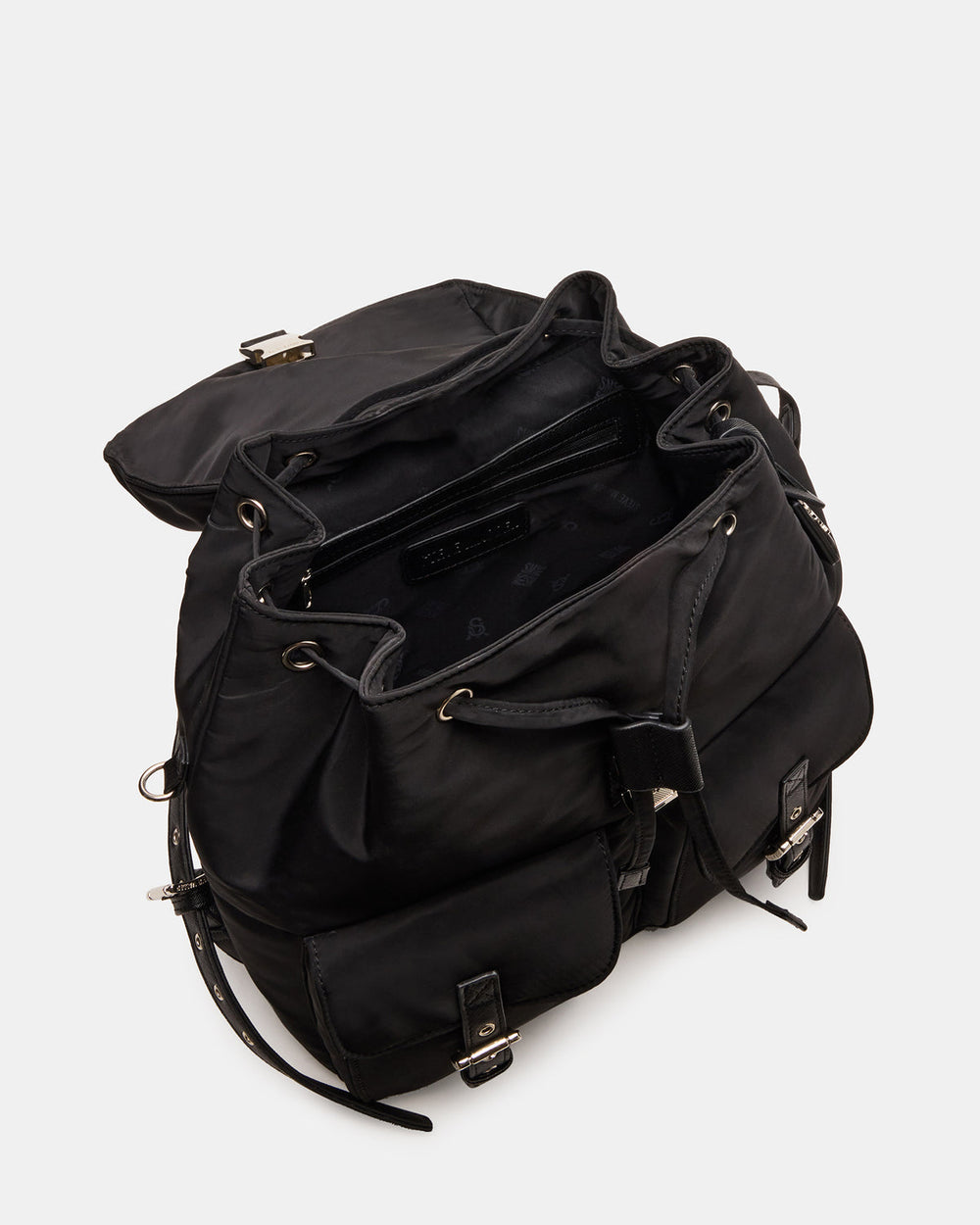 ROLO Black Women's Drawstring Backpack