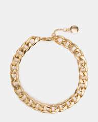 LINK CHAIN ANKLET Gold Women's