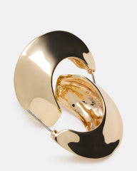 CRESCENT EARRINGS GOLD Women's Earrings
