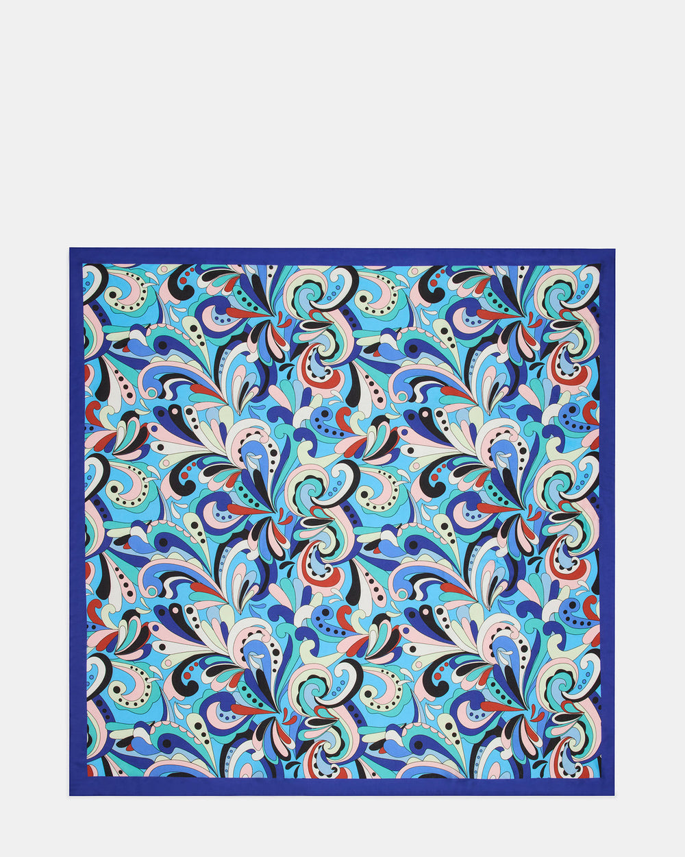 BLUE PRINTED SCARF Women's Resort Scarf