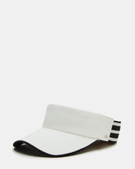 EMBROIDERED White Women's Visor Cap