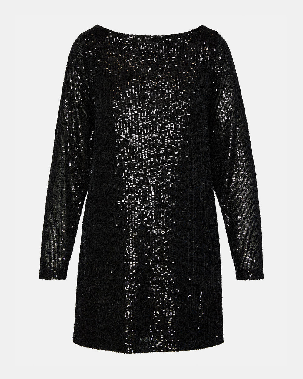 GINGER Dress Black | Women's Long-Sleeved Sequin Mini Dress