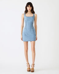 NOELLE Forever Blue Denim Mini Women's Dress
