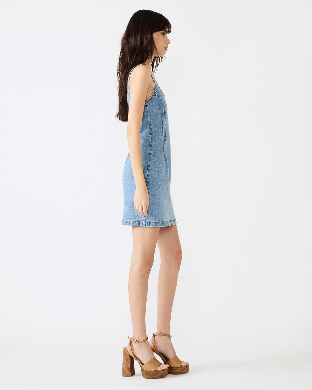 NOELLE Forever Blue Denim Mini Women's Dress