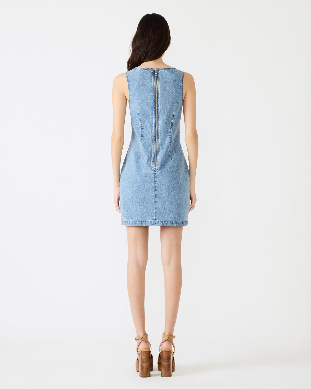 NOELLE Forever Blue Denim Mini Women's Dress