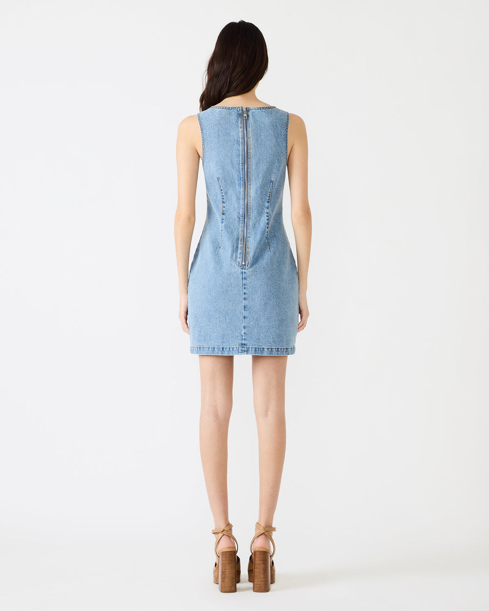 NOELLE Forever Blue Denim Mini Women's Dress