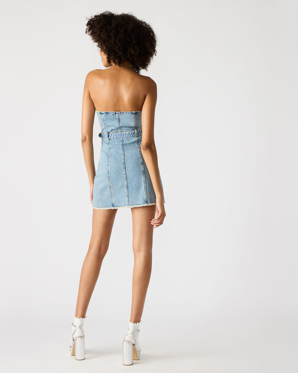 MATILDA Strapless Denim Mini Women's Dress
