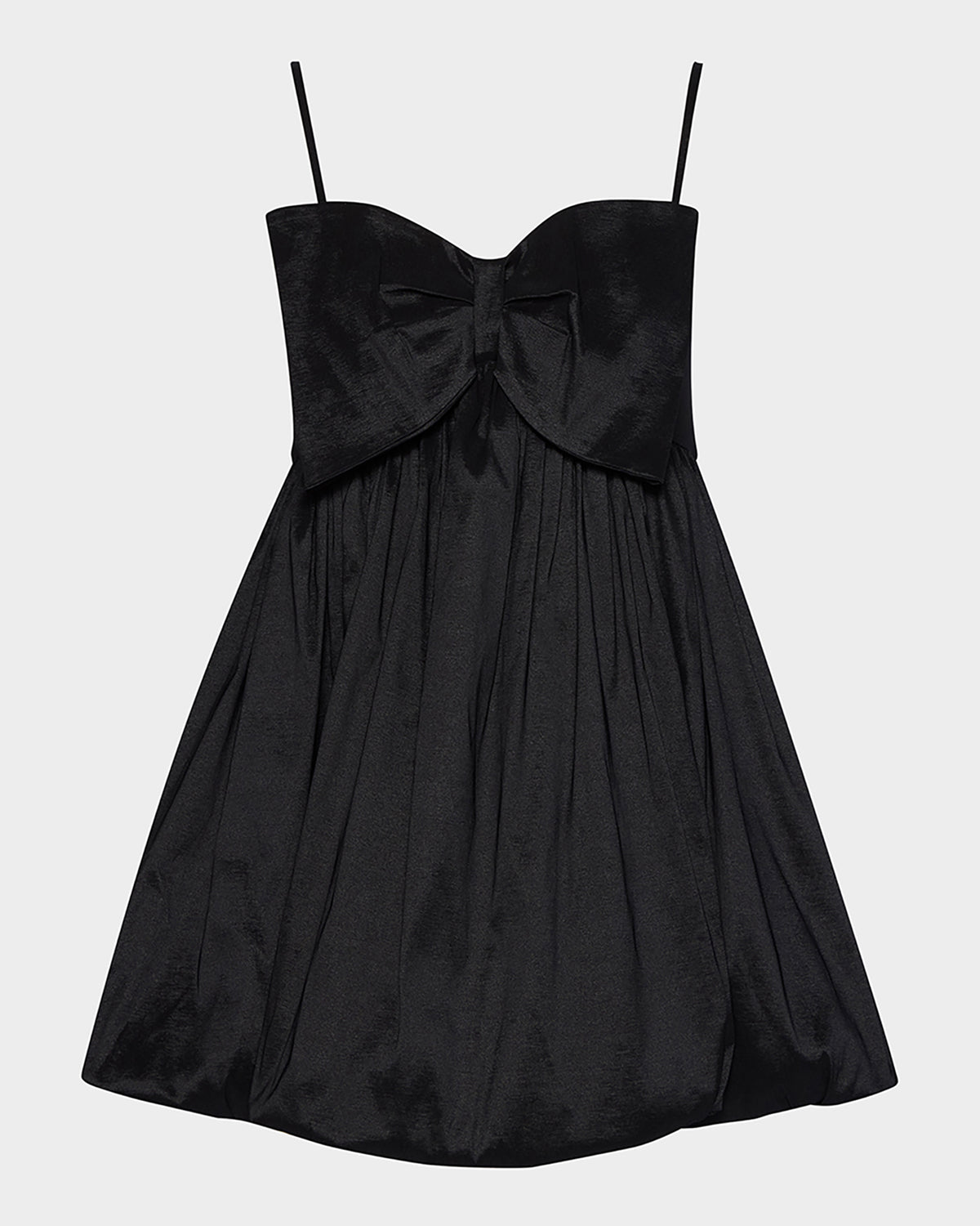 TOPANGA Dress Black | Women's Bow Front Bubble Dress