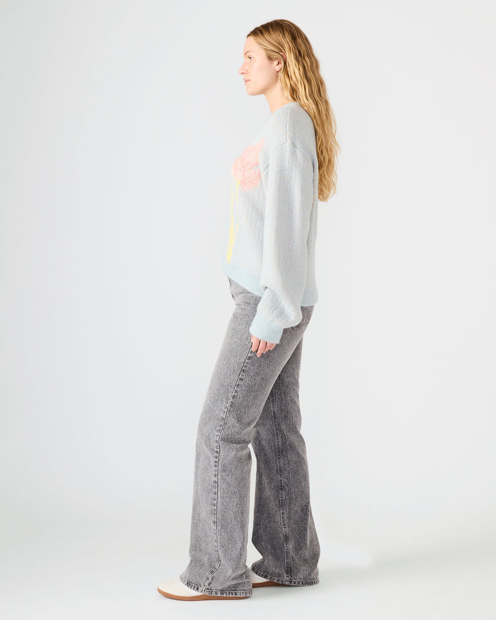 JENA Multi Long-Sleeved Zip-Up Women's Sweater Jacket