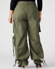 DUO Olive Women's Utility Cargo Pants