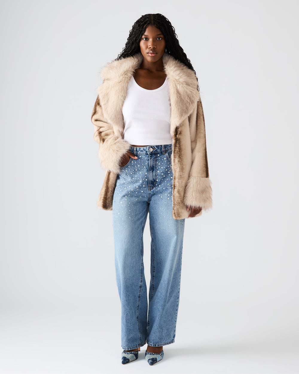 TAYLOR Jean Forever Blue Women's Cutout Jeans