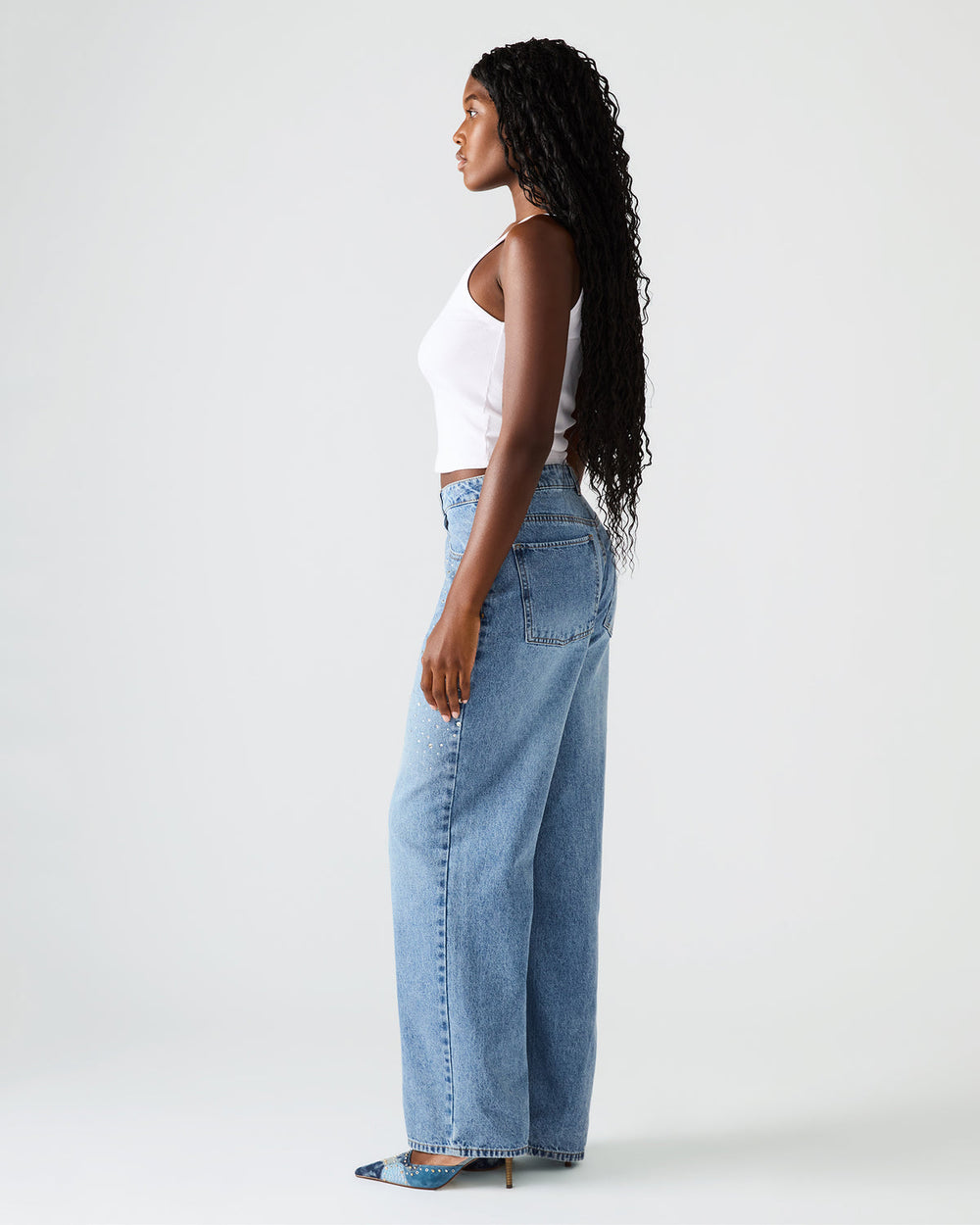 TAYLOR Jean Forever Blue Women's Cutout Jeans