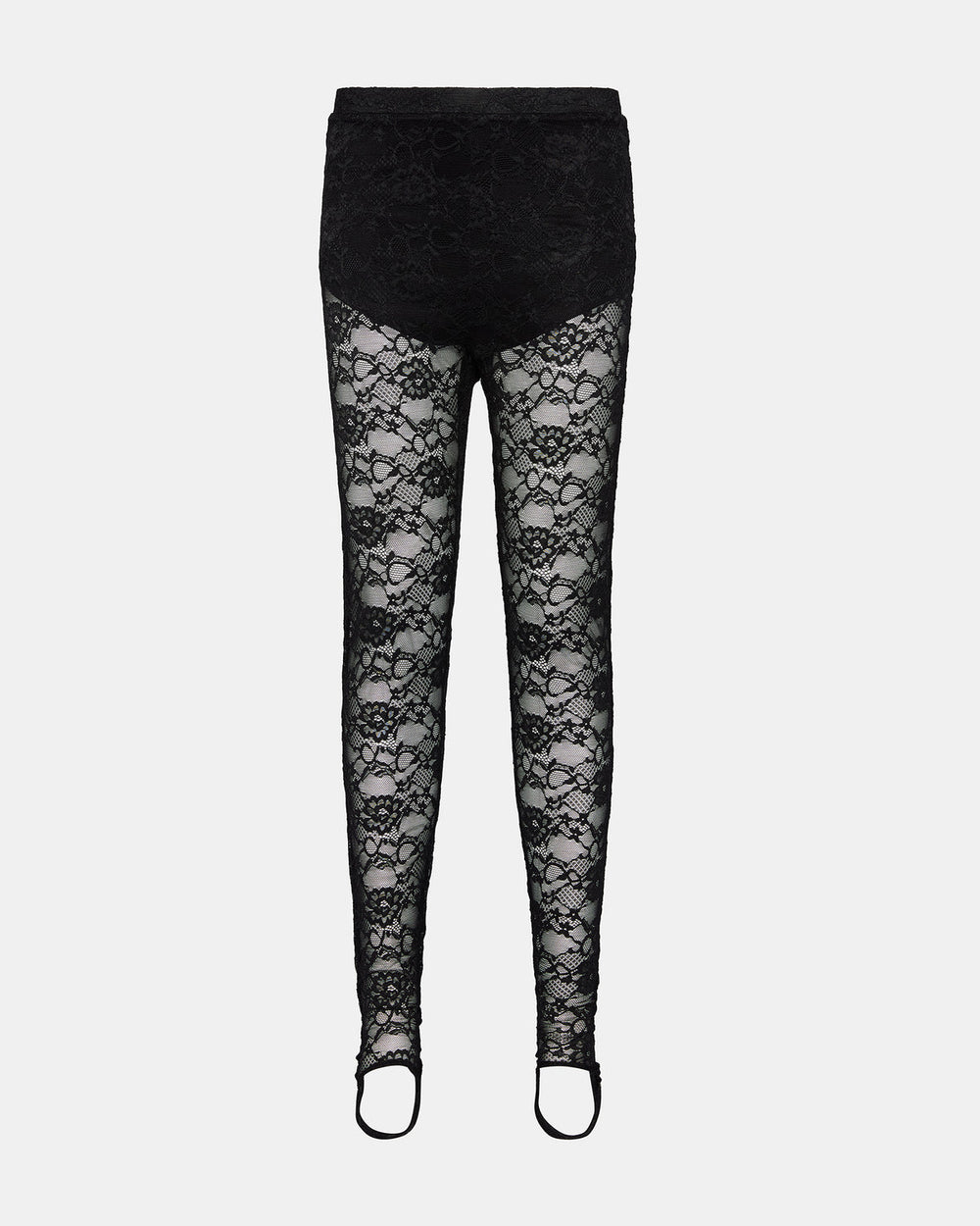 SANDRINE Black Lace Mesh Women's Pant