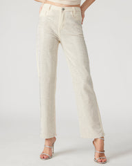 JESSE White Women's Rhinestone Studded Jeans