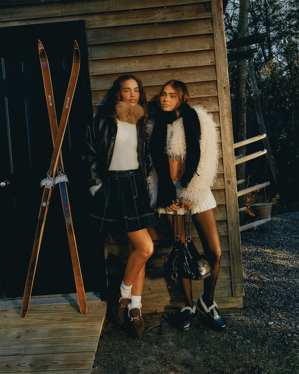 SLOAN Ink Denim Flowy Mini Women's Skirt