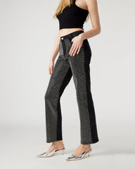 JESSE Black Women's Rhinestone Studded Jeans
