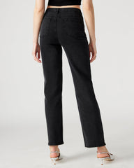JESSE Black Women's Rhinestone Studded Jeans