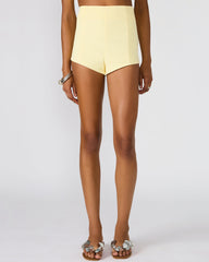 LONNIE Gold Glow High-Rise Pull-On Women's Short
