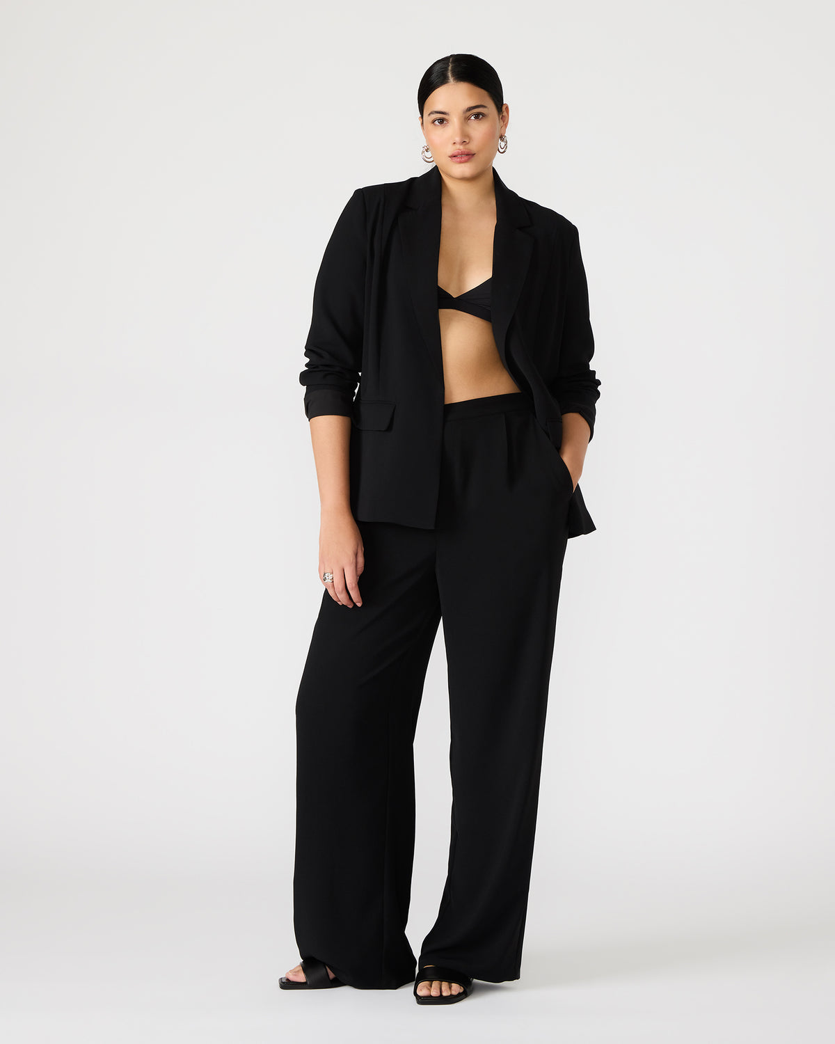 PAYTON Pant Black | Women's Wide Leg Trousers