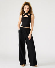 PAYTON Pant Black | Women's Wide Leg Trousers