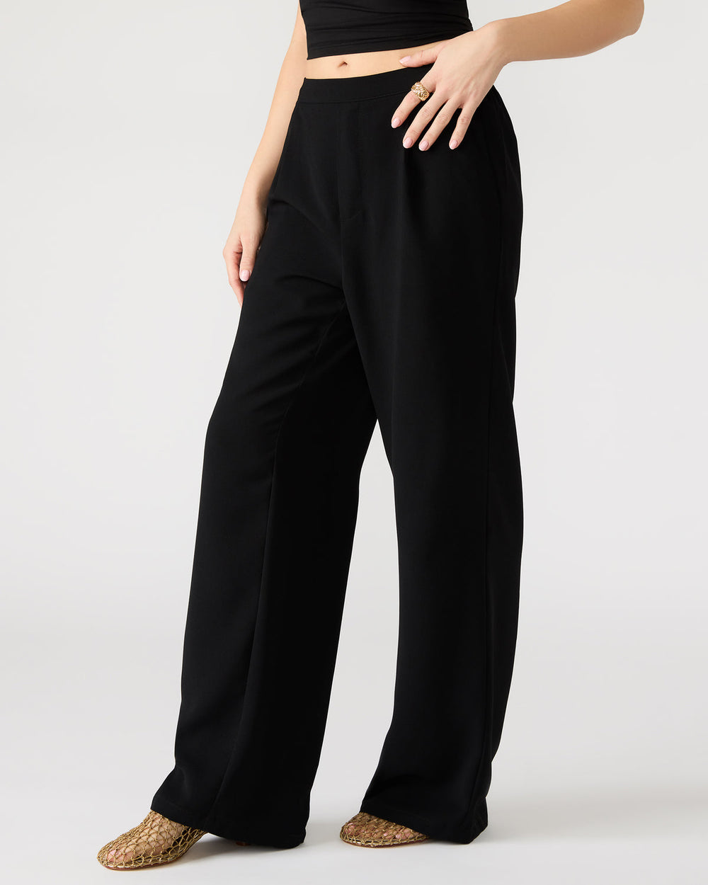 PAYTON Pant Black | Women's Wide Leg Trousers