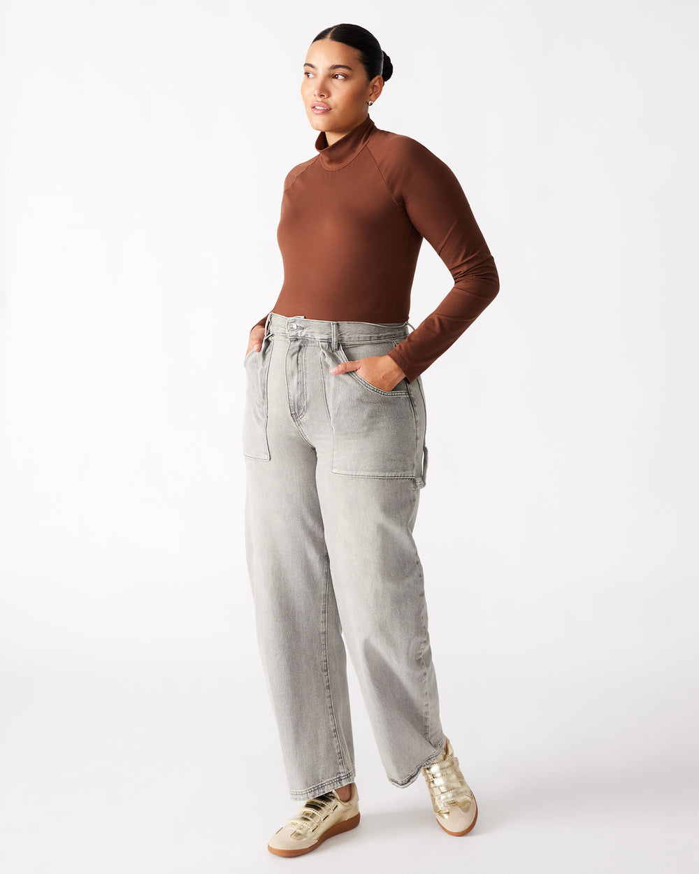 HANSEN Pant Light Grey | Women's Barrel Leg Pants