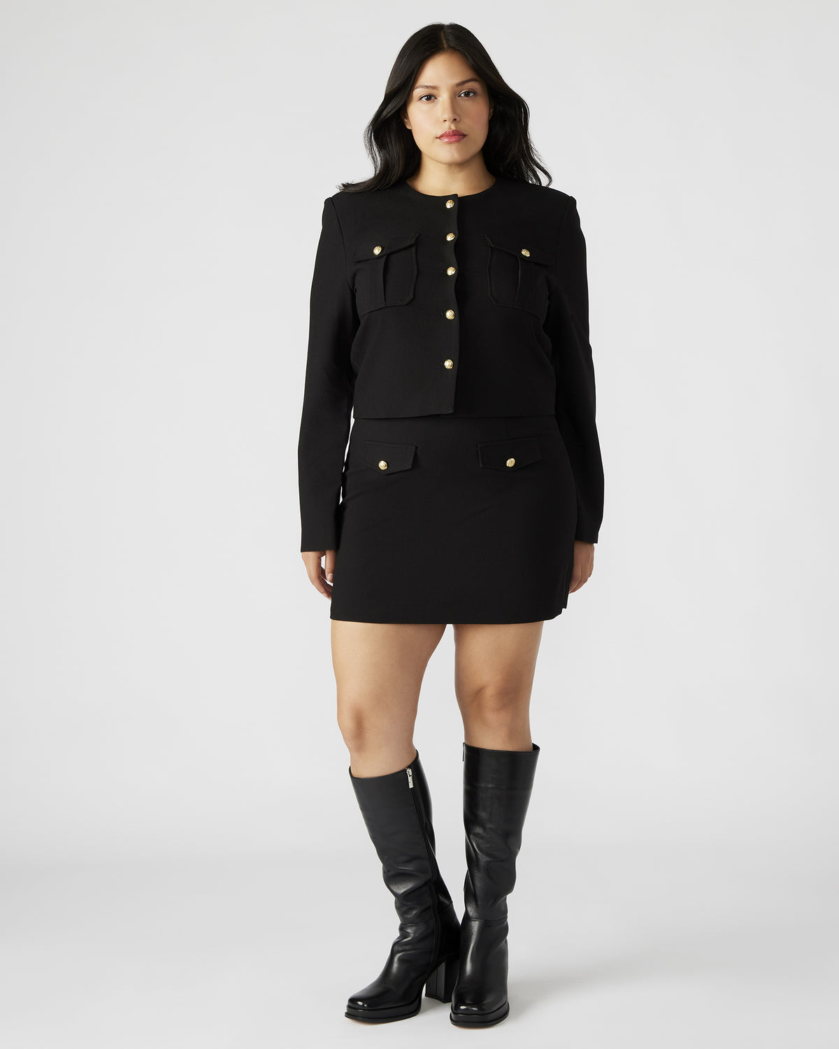 LORDE Skirt Black | Women's Mini Skirt