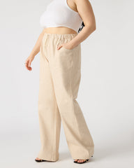 MINORCA Khaki Women's Wide-Leg Tie-Front Pant