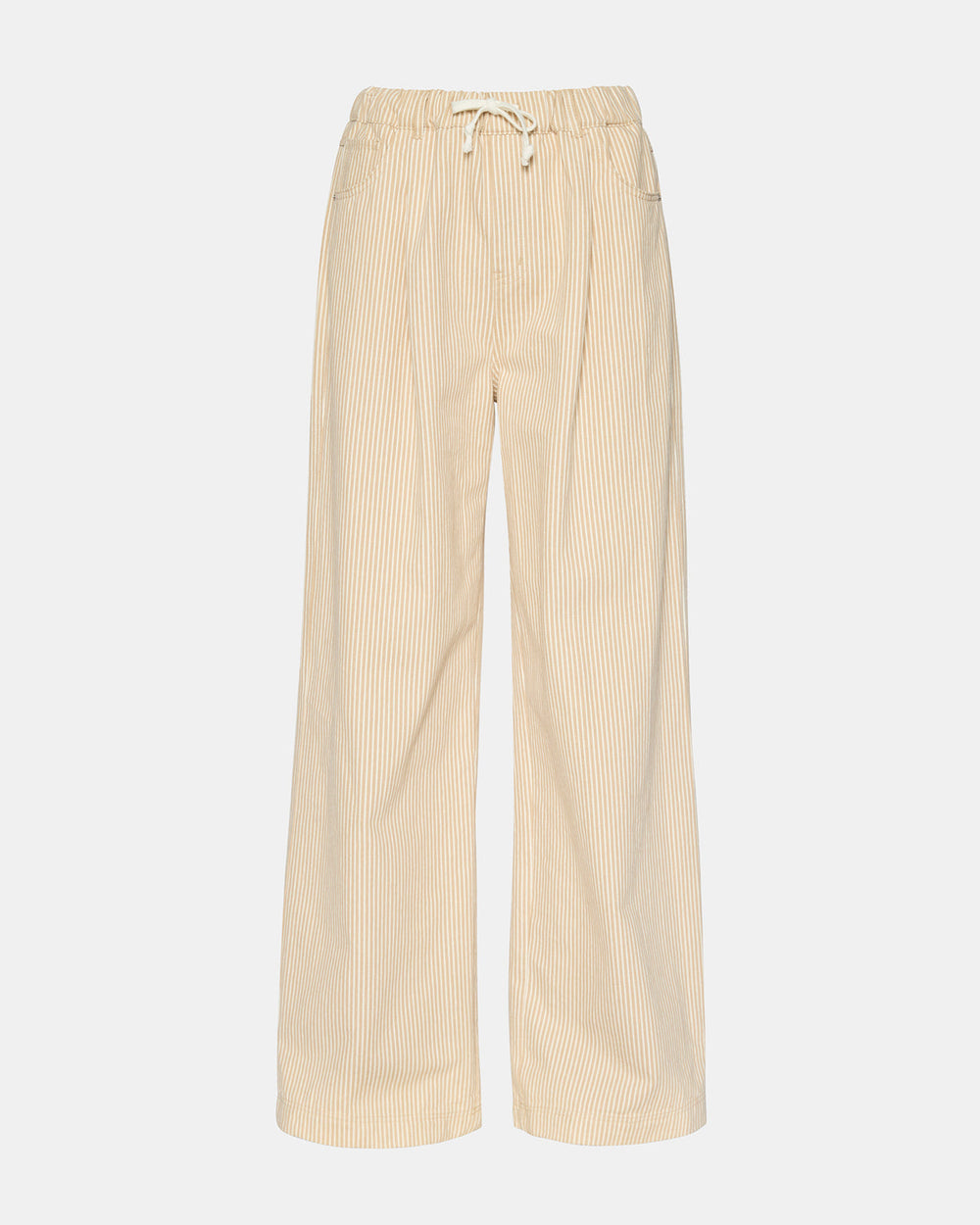 MINORCA Khaki Women's Wide-Leg Tie-Front Pant
