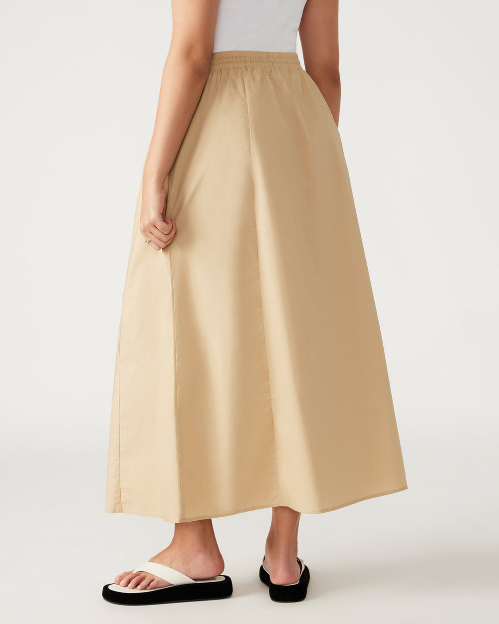 SUNNY Skirt Khaki | Women's A-Line Maxi Skirt
