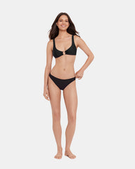 SLEEK 'N CHIC BIKINI BOTTOM Black Women's Bikini Bottom