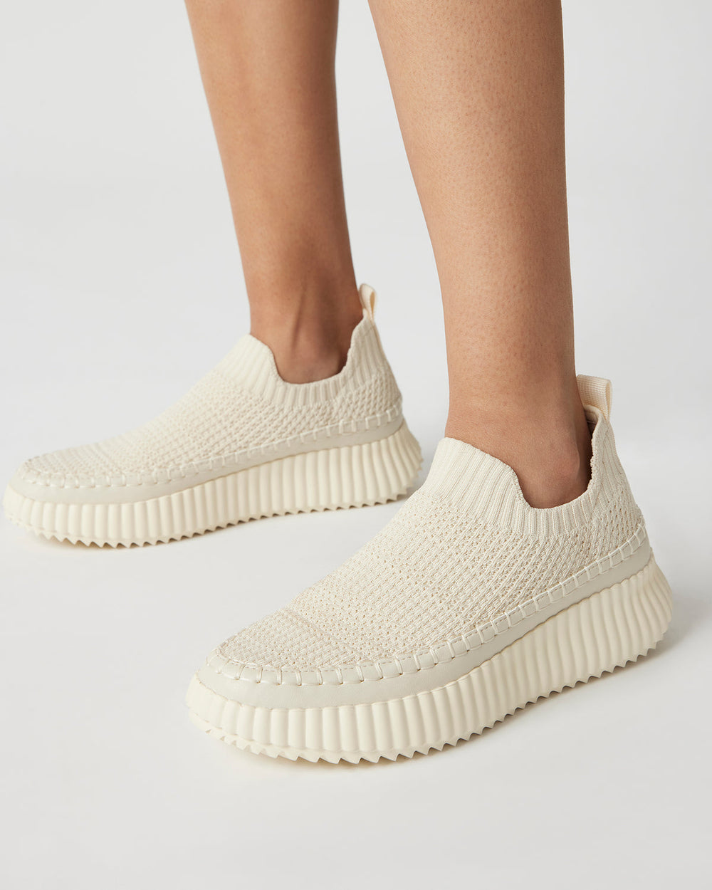 SAMARAH Beige Low Top Slip On Sneaker | Women's Sneakers