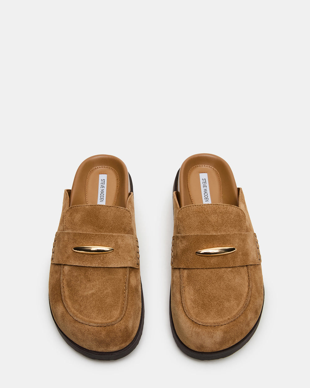 TOBIN Chestnut Suede Slip-On Mule Women's Flat